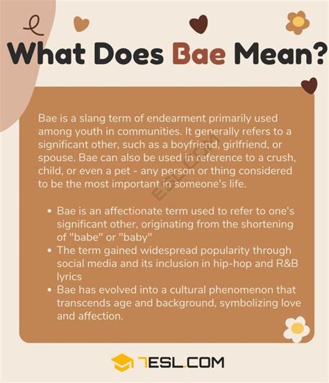 What does "bae" mean when people call someone that?