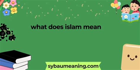 What does  mean in Islam