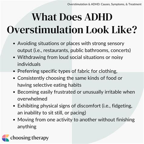 What does ADHD overstimulation look like