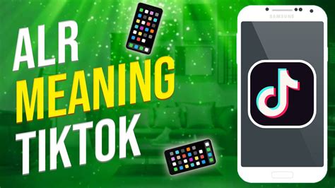 What does ALR mean in text Meaning of TikTok slang explored