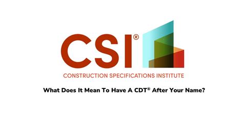 What does CDT mean after a name?