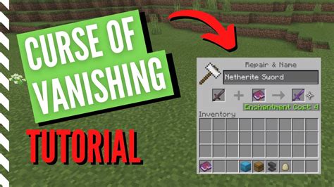 What does Curse of Vanishing do in Minecraft How to Get Remove it 