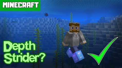 What does Depth Strider do in Minecraft