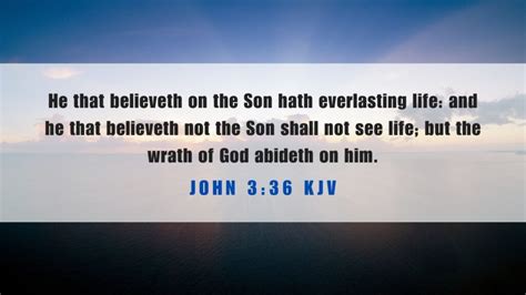 What does John 3:36 mean? BibleRef.com