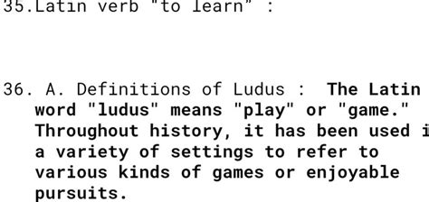 What does Ludus mean? - Definitions.net