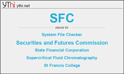 What does SFC mean? - computer-acronyms.com