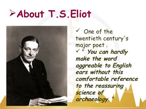 What does T. S. Eliot mean by Tradition and Historical Sense in his …