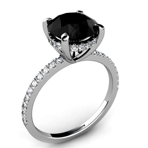 What does a black diamond wedding ring mean?