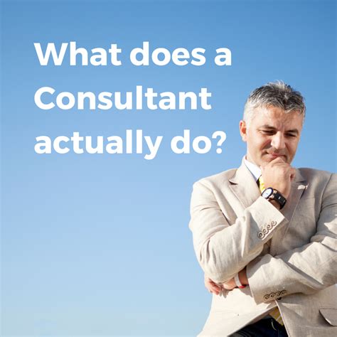 What does a business consultant do