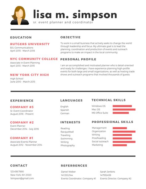 What does a good resume look like. Feb 1, 2024 · 1. Use simple design and fonts. You never want the look of your resume to get in the way of its content. Use a clean, simple layout so the hiring manager can instantly see your skills and experiences. A minimalist approach will make your qualifications the focal point. Meanwhile, opt for a good, readable resume font. 