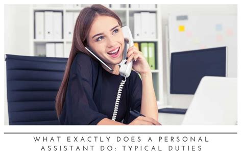 What does a personal assistant do. One of the main duties of a Personal Assistant is handling administrative tasks to allow the executive or manager time to perform other tasks. Job duties for this role differ, but they may include handling correspondence, scheduling appointments, managing access to the executive or manager, arranging travel, and preparing documentation. 