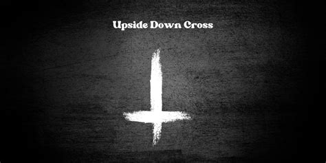What does the upturned cross signal and what is its history? The upside down cross is the Petrine Cross (The Cross of Saint Peter). The Catholic tradition states that Peter wanted to be crucified .... 