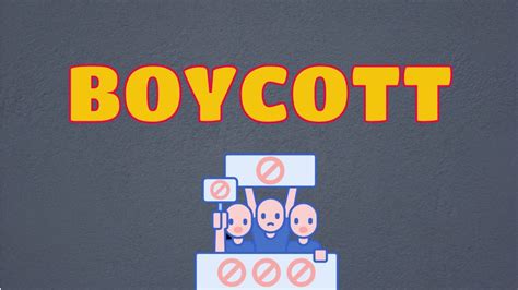 What does boycotting mean. Things To Know About What does boycotting mean. 