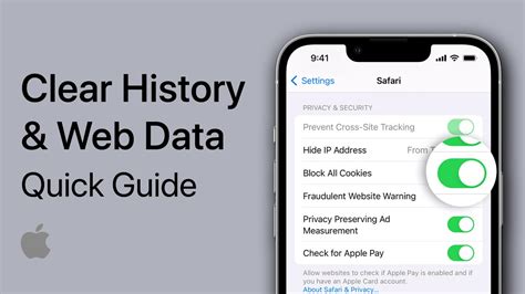 What does clear history and website data do on iphone & iPad?