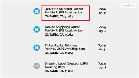 What does departed shipping partner facility mean. The “Departed Shipping Partner Facility USPS Awaiting Item” tracking update means that a third-party carrier has been responsible for the package so far. The item has now departed that carrier’s facility and is on its way to a USPS facility or post office. 