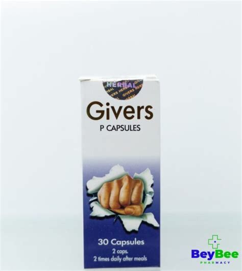 What does givers p capsules do.  Indications: For effective relief from sexual weakne...