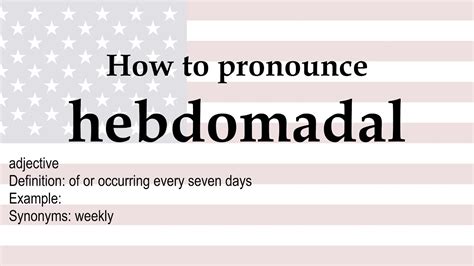 What does hebdomadal mean? - Definitions.net