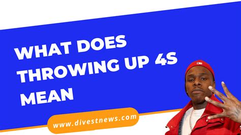 What does it mean to throw up 4s. Things To Know About What does it mean to throw up 4s. 