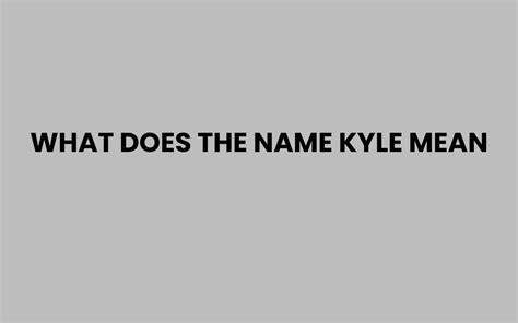 What does kyle mean. &rsquo; Know what they mean.  Overall jobs in United States.  Aug 1, 2024 �...