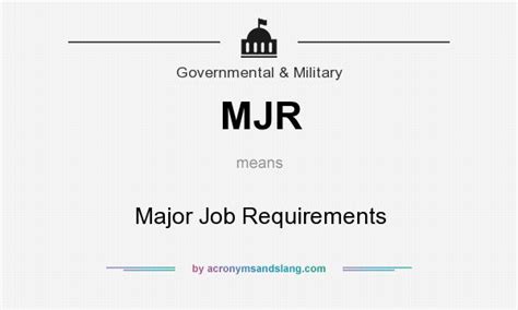 What does mjr stand for. Things To Know About What does mjr stand for. 