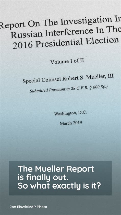 Mueller Reports – Mueller Reports
