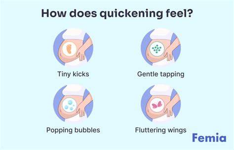 What does quickening feel like.  These movements are usually described as gentle fl...