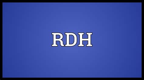 What does rdh mean in text. This meaning of "IG" likely emerged back in the early text messaging days when typing out full responses felt tedious. "IDK" and "NM" also gained traction for "I don't know" and "never mind" respectively. But while abbreviating uncertainty began as a matter of convenience, it has evolved into an actual conversational style. 