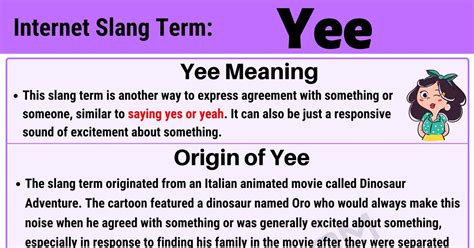Definition of yee yee Maybe you mean Yee-Haw? It&