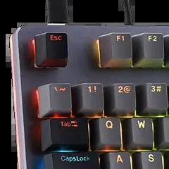 What does the Fn + Caps Lock keyboard shortcut? ‒ defkey