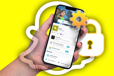 What does the lock mean on snapchat profile.  Learn about privacy settings, user behavio...