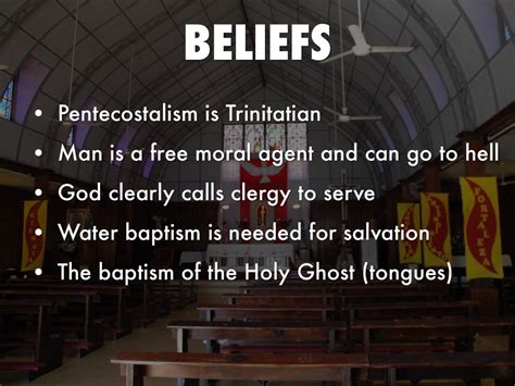 What does the pentecostal religion believe. Pentecostalism is not a religion, per se. It is a movement within Christianity that lays more emphasis on the Holy Spirit than other branches of Christianity. ... Does pentecostal religion believe ... 