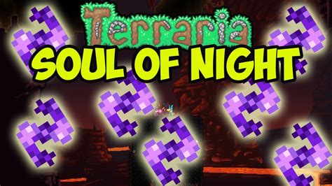 What enemies drop souls of night. Enemies have a 20% chance of dropping a Soul of Night in these places. Image: Terraria Related: How to Get a Crystal Ball in Terraria. Once you get it, there are many uses for it. Here are some of the things you can craft in Terraria with the Soul of Night: Cursed Flames (Spell Tome, 20 Cursed Flames, and 15 Souls of Night) Cool Whip (8 Souls ... 