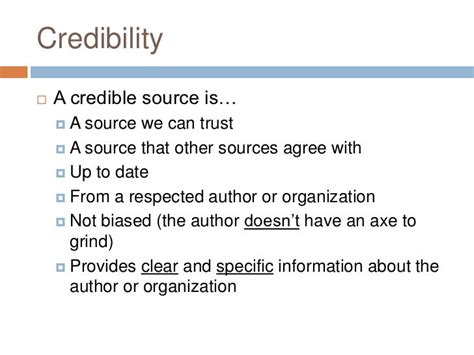 What factors lend credibility to the article. Things To Know About What factors lend credibility to the article. 
