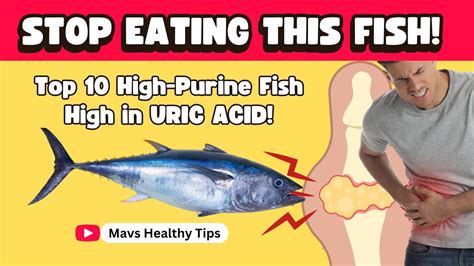 What fish is high in purines