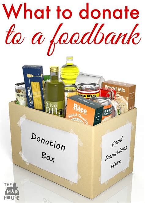 What food banks need from you