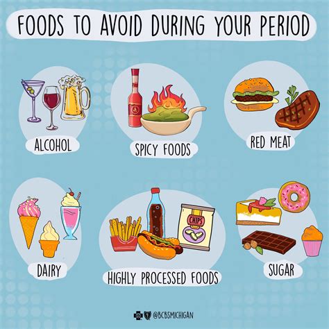 What food should avoid in periods