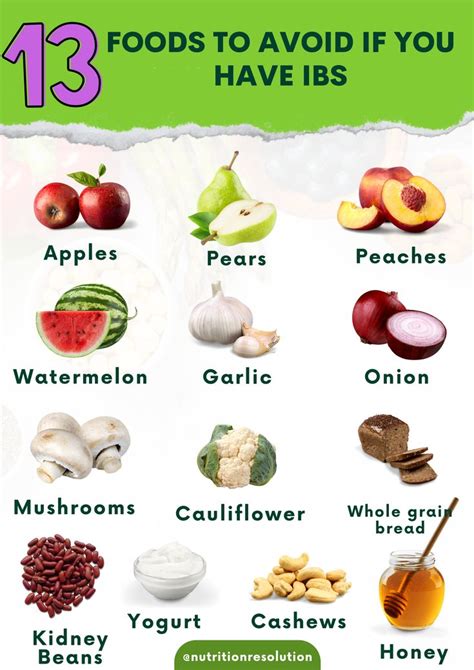 What foods should you avoid with ibs