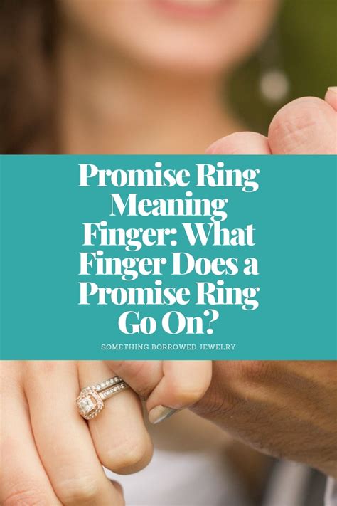 What hand does a promise ring go on. A promise ring is somewhat a midway guarantee that eventually you will get married but the timing is not yet right. What finger does a promise ring go on? Unlike wedding rings, there is no specific finger that your promise ring should go on. You get to choose what finger, and even what hand your ring goes on. 