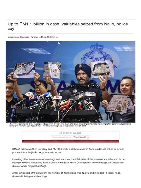 Rajwap Jhakaas Video - What happen to RM1.1 BILION seized from Najib?