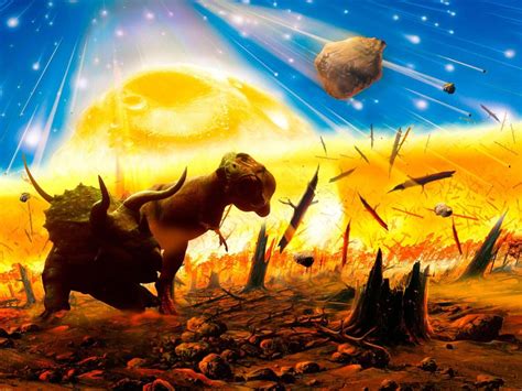 What happened 66 million years ago. About 66 million years ago, a miles-wide asteroid hit our planet and led to the Chicxulub impact tsunami that decimated 75 percent of life on Earth. ... It is a good thing this impact happened 66 ... 