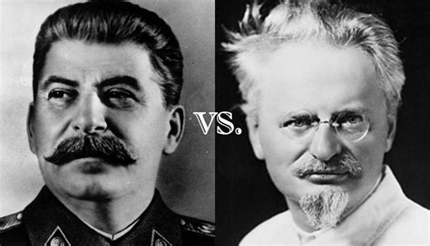 What happened between stalin and trotsky