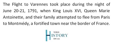 What happened in the flight to varennes