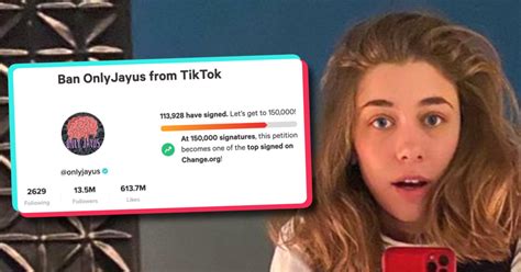 Jun 21, 2021 · The petition seeking to remove OnlyJayus from TikTok has rocketed to nearly 350,000 signatures in a matter of days, and its creator Vanellope Von Addams is on a personal mission to keep the...