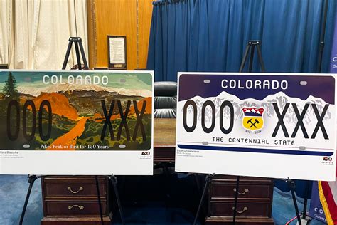 What happens if you don't have license plates in Colorado?