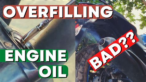 What happens if you overfill your engine oil? - YouTube