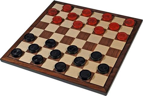 What happens in a game of checkers when neither side can move?