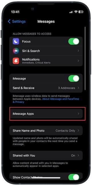 What happens when you delete imessage app.  However, you can disable it a...