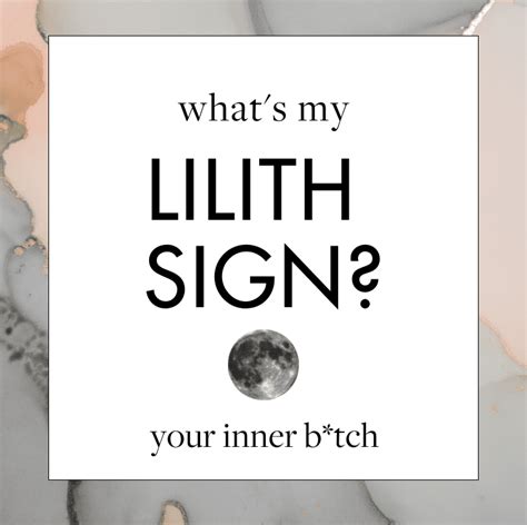 In the natal chart, Black Moon Lilith shows where you fa