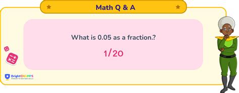 What is 0.05 as a Fraction JavaTpoint