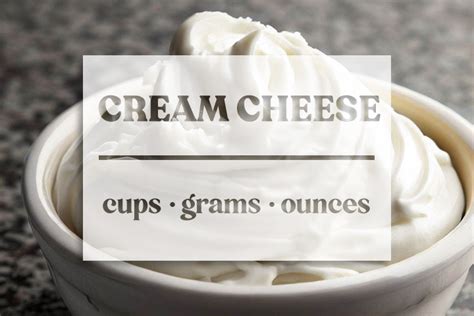 What is 300 g of cream cheese in cups? - Answers